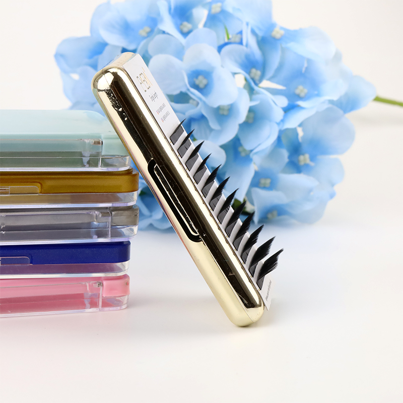 Wholesale private label Korean PBT Russia volume lash extensions XJ75